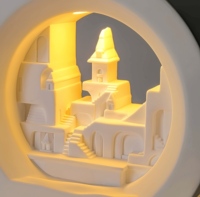 Diffuseur d'huiles essentielles à bougie de conception nouvelle, sans flamme, avec logo personnalisé, lampe en plâtre, parfum, veilleuse moderne, personnalisable