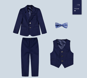 <span class=keywords><strong>Traje</strong></span> Formal Personalizado para Bebés, <span class=keywords><strong>Traje</strong></span> de Fiesta para Niños, <span class=keywords><strong>Traje</strong></span> de Esmoquin para Niños, <span class=keywords><strong>Traje</strong></span> de <span class=keywords><strong>Boda</strong></span> - Product Image 5