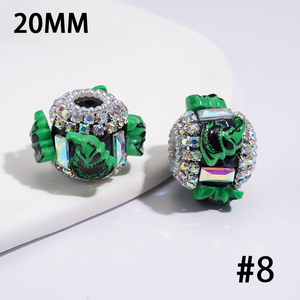 Personaje de Película de Terror con Cadena Rectangular de Diamantes de Colores y Cuentas Hechas a Mano para la Creación de Joyería DIY para Bolígrafos - Product Image 4