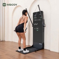 IMBODY Quiet Multi Gym UK Équipement de gym mural avec contrôle par application et miroir d'analyse corporelle intelligent