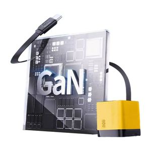 Chargeur rapide rétractable 3-en-1 80W au nitrure de gallium, portable pour téléphones universels - Product Image 1