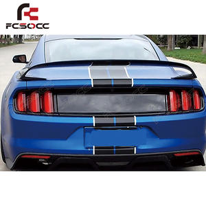 GT350 Aileron de coffre en fibre de carbone Noir brillant 4 pièces pour Ford Shelby <span class=keywords><strong>Mustang</strong></span> GT350 2015-2020 Pare-chocs moderne - Product Image 6