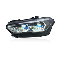 Accessoires de voiture améliorés, systèmes d'éclairage automobile, phares LED à lentille de projecteur dynamique haute configuration pour BMW X5 G05 G18 2019-2023