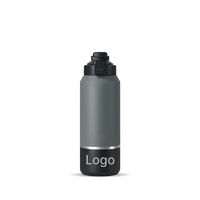 Bouteille isotherme à double paroi haute performance sans BPA en acier inoxydable pour le camping, la randonnée et les voyages