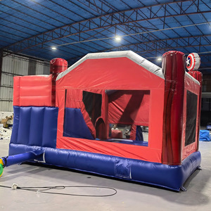 Structure gonflable <span class=keywords><strong>Spiderman</strong></span> pour intérieur et extérieur, avec toboggan et château rebondissant - Product Image 6