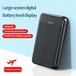 Puerto USB dual 10000mAh Banco de energía móvil de carga súper rápida Tamaño pequeño <span class=keywords><strong>simple</strong></span> para cualquier teléfono celular con potencia de salida de 20W 10W - Product Image 3