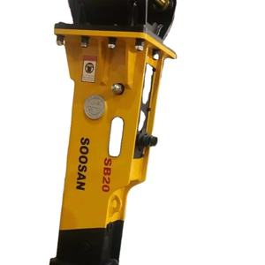 Martillo hidráulico Soosan SB20, silencioso tipo caja para miniexcavadoras y cargadora Bobcat, 1,2-3 toneladas para trabajos de demolición - Product Image 1