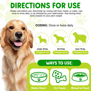 Worafy <span class=keywords><strong>Gocce</strong></span> Liquide 100% Naturali da 60ml per Infezioni da Lieviti nei Cani, Riduzione Infiammatoria e Sollievo dal Prurito - Product Image 4