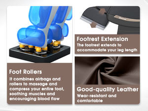 Großhandel Ganzkörper <span class=keywords><strong>massage</strong></span> stuhl Schwerelosigkeit Design Liege funktion für das Home Office mit bequemen Dick polster Bulk Deals - Product Image 5