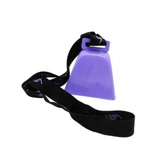 Venta al por mayor personalizado de metal vaca campana promocional fabricante de ruido cencerro con cordón - Product Image 1