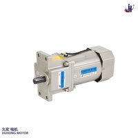 Moteur à engrenages AC compact 250W 370W 400W 750W pour convoyeur à bande, boîtier en aluminium, fil de cuivre, engrenage en acier allié de précision