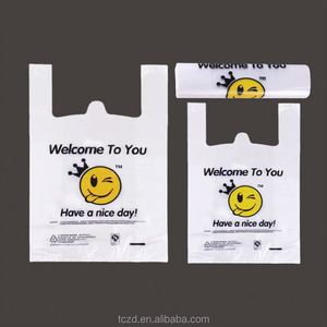 Bolsa de Compras Personalizada con Logotipo, Biodegradable, Ecológica, Transparente, Blanca, para Supermercado, Tienda, de PE, LDPE, HDPE, Grado Alimenticio, Resistente - Product Image 3