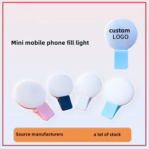 Mini Anneau Lumineux LED Portable pour Selfie, <span class=keywords><strong>Flash</strong></span> USB à Clipser pour Téléphone Portable, Idéal pour la Photographie Nocturne et le Streaming en Direct - Product Image 3