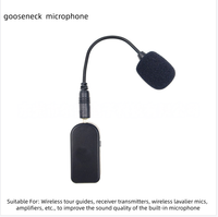 Microphone col de cygne femelle 3,5 mm pour récepteur-transmetteur sans fil, instrument, narrateur, enseignant, amplificateur de classe