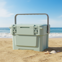 Glacière portable 27L de style ferme moderne pour bar extérieur et patio, avec impression personnalisée, idéale pour les fêtes
