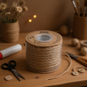 Corda di lino ILAN 6 mm x 6 m per artigianato e decorazioni - Product Image 3