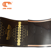 Film chauffant PTC demi-face en graphène, personnalisable avec logo, pour projets de chauffage au sol résidentiel à économie d'énergie, directement du fabricant