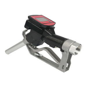 デジタル燃料流量計付きアルミ製燃料ガソリン・ディーゼル・石油ノズルガン（リットルまたはガロン表示） - Product Image 2