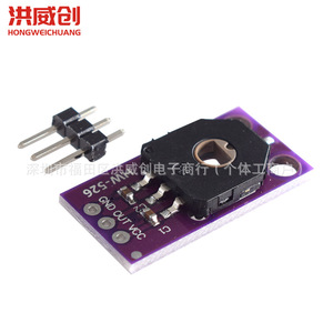 Capteur d'angle de rotation à réglage fin, potentiomètre 10k Ohm HW-526 pour projets électroniques Arduino - Product Image 3