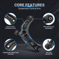 Bras de suspension inférieur automatique complet OE 5QD407152 pour VW Golf 7, Skoda Octavia neuve, Audi A3 – Pièces de rechange pour châssis de voiture