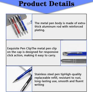 Customized Printed Logo Branded Metal Ballpoint Advertising <b>Pen</b> Business Signature Promotion <b>Gift</b> Ballpoint <b>Pen</b> with logo - Product Image 3