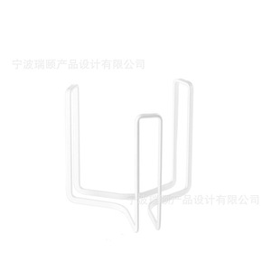 Japanese Style Kitchen Storage <b>Rack</b> Wrought Iron <b>Dish</b> Drainer Cabinet Organizer Portable Standing Type White And Black - Product Image 5