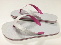 Tongs classiques pièces personnalisées, en vrac, 1 dollar, couleurs blanches unies, avec impression par sublimation