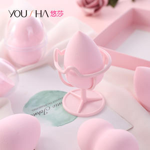 Éponge de maquillage Yusha en forme de gourde, double usage, en polyuréthane hydrophile, houppette douce pour application du maquillage sur le visage YF191 - Product Image 2