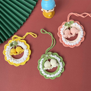 Flores Preservadas Tejidas a Mano, Decoración Creativa para Colgar en el Coche con Lirios, Excelente Regalo para el Cumpleaños <span class=keywords><strong>de</strong></span> tu <span class=keywords><strong>Novia</strong></span> o para las Fiestas - Product Image 1