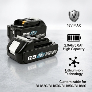 无线吹叶机割草机电动工具 18V 电池 BL1840/BL1830/BL1820 适用于 MAK - Product Image 1