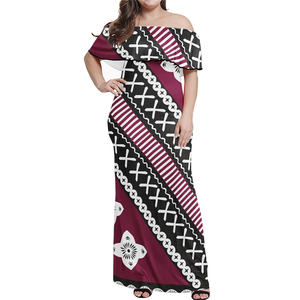 Tongan Design Tribe-ropa de tatuaje Vintage para mujer, vestido Sexy elegante, falda larga, Formal, de gama alta, para fiesta - Product Image 5