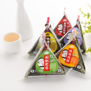 جودة عالية مأكولات بحرية لذيذة حبار Onigiri ، لحم كراب ، سوشي التونة مثلث طعام بالجملة - Product Image 1