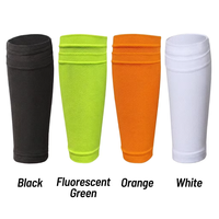Manchons de compression respirants en maille élastique pour mollets de football, protège-tibias sportifs, chaussettes de soutien pour mollets de football et course à pied