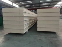 Panneaux sandwich à isolation très élevée et stable en EPS/PU/PIR/PUR/Polyuréthane/Laine de roche pour murs extérieurs de chambre froide