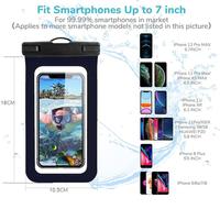 Vente directe d'usine IPX8 étanche bandoulière étui pour téléphone portable pochette sac de téléphone portable sec pour la natation plage étanche à l'eau pour tous
