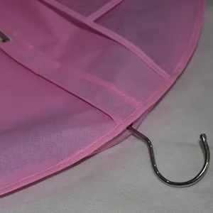 गुलाबी भंडारण बैग कवर कपड़े रक्षक मामले के लिए शादी का जोड़ा पजामा परिधान