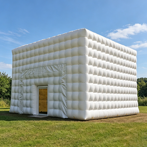 Tente <span class=keywords><strong>cube</strong></span> gonflable pour discothèque en plein air, idéale pour les fêtes privées dans la cour, les rassemblements nocturnes au bord de la piscine - Product Image 1