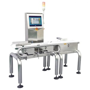 Automatische Waage Gesundheits medizin Förderband Lebensmittel prüf waage mit Abweiser - Product Image 4