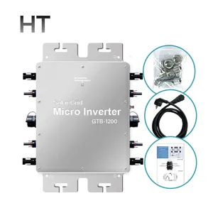 In Voorraden Wifi Micro Inverter 800W 1400W 1600W Micro Grid Tie Zonne-Energie Omvormer Met Mppt 100% Veiligheid Micro Omvormer Zonne-Energie Systeem