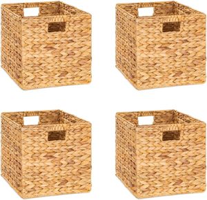 Kuyue Lớn Vòng Gấp <span class=keywords><strong>Wicker</strong></span> Lưu Trữ Giỏ Có Thể Gập Lại Cube Lưu Trữ Thùng Cho Nhà Bếp Hoặc Thực Phẩm <span class=keywords><strong>Wicker</strong></span> Lưu Trữ Kệ - Product Image 2