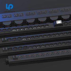 Ningbo Lepin bonne vente 16A commutateur 1U universel PDU 6 voies PDU montage en rack PDU prises pour interrupteur d'armoire 2M plomb - Product Image 6
