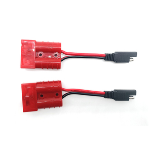 高電圧ヘビーデューティー<span class=keywords><strong>2</strong></span>ピンSAE - SB50 12AWG 600V 50Aバッテリーコネクタケーブル - Product Image 1