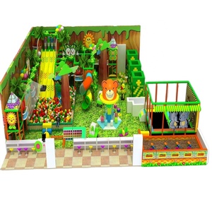 สนามเด็กเล่นในร่ม Naughty Castle Forest Series พร้อมสไลเดอร์และบ่อบอล Naughty Castle ได้รับการรับรองมาตรฐาน ISO CE รองรับเด็กได้ 50 คน - Product Image 1