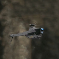 C128 Hélicoptère à hélice unique à quatre canaux sans aileron Mini drone à caméra aérienne Black Bee