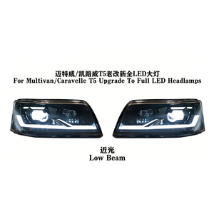 Fari per <span class=keywords><strong>Volkswagen</strong></span> Multivan <span class=keywords><strong>Caravelle</strong></span> <span class=keywords><strong>T5</strong></span> 2012-2015, Gruppo Fari LED Auto, Aggiornamento T6, Design Più Recente, Accessori - Product Image 6