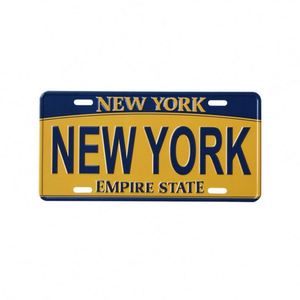 Placa de Matrícula Decorativa de Aluminio con Logotipo en Relieve, Tamaño Estadounidense, Placa de Recuerdo Personalizada con Número de Coche Antiguo - Product Image 2