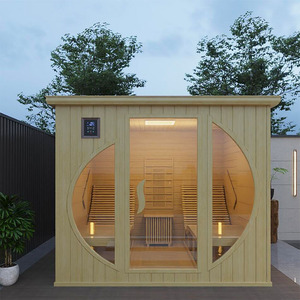 Sauna de Estilo Personalizado, Casa de Sauna, Sauna Exterior, Sauna Cúbica para 4-6 Personas - Product Image 2