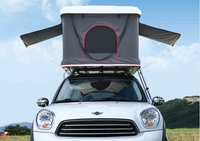 Carpa de Techo para Auto, Carpa de Techo Rígida de ABS para 3 Personas, para Excursiones al Aire Libre