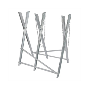 <span class=keywords><strong>Support</strong></span> de cheval de scie à bois en acier réglable Portable avec <span class=keywords><strong>support</strong></span> de <span class=keywords><strong>Support</strong></span> de tronçonneuse pour la coupe du bois - Product Image 1