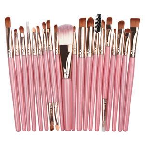 20Pcs Synthetic Makeup Brush Set Eyeshadow Concealer Blush Lip Liner Beauty Tool - Product Image 1